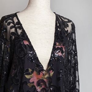 FREE PEOPLE Wild One Peasant  Dress, Size L